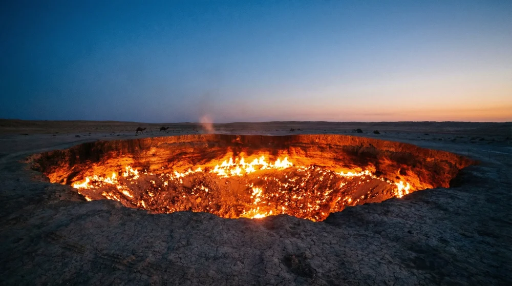 Visiting Darvaza Gas Crater: Logistics and Current Status