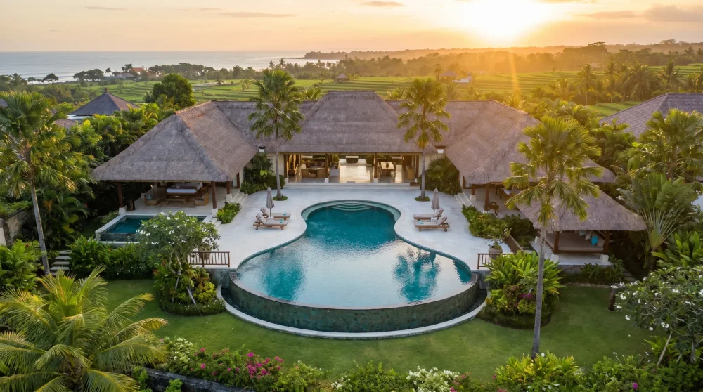 Luxury private pool villa in Bali for digital nomads and remote workers