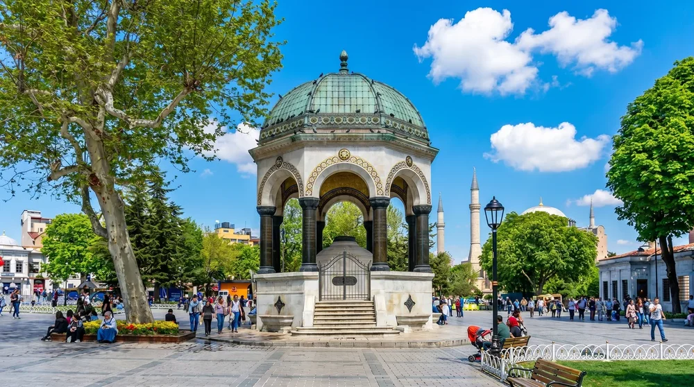 The German Fountain in Istanbul: Golden Mosaics & History