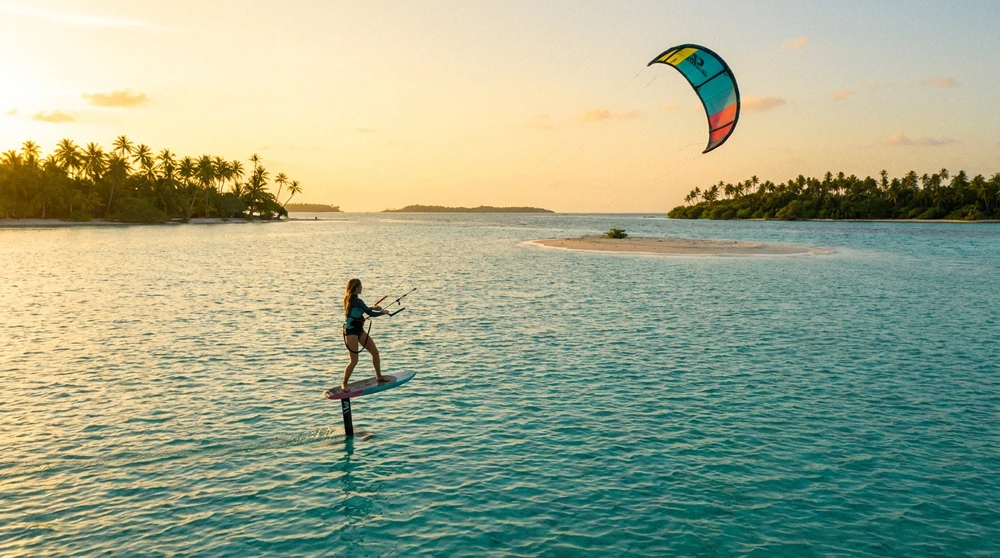 Surfen und Kiten auf den Marshall-Inseln: Beran Island Resort