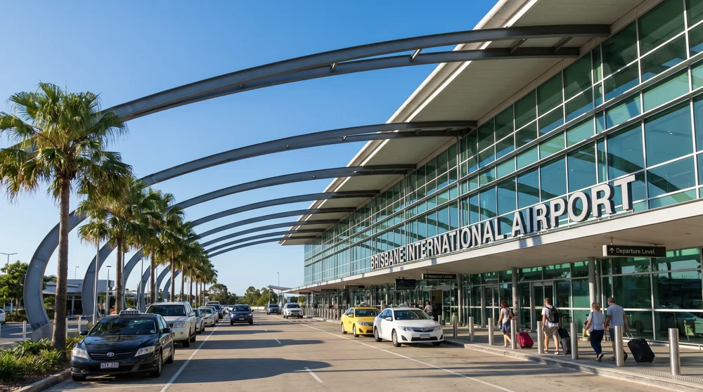 Brisbane Airport international terminal, the main gateway for Nauru Airlines flights to Nauru
