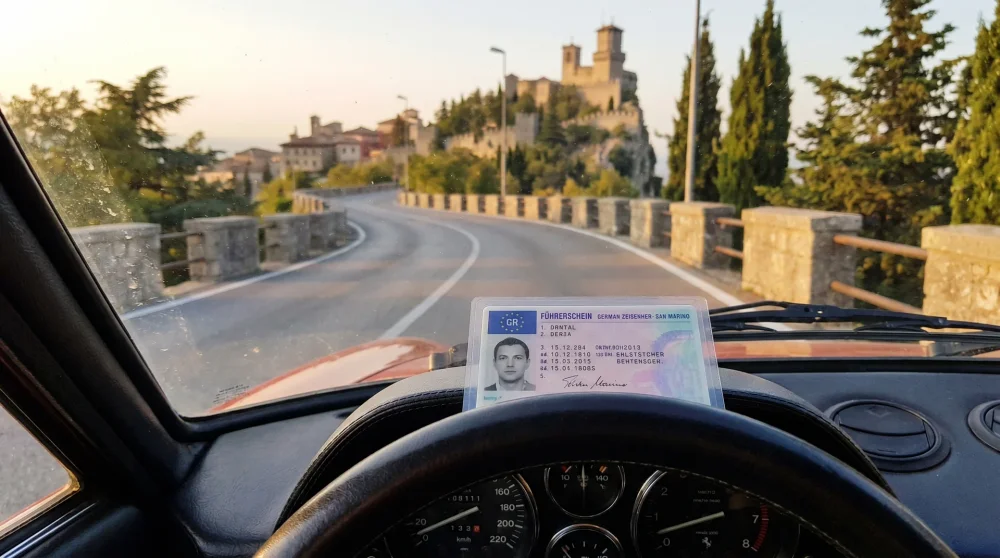 Fuhrerschein Auto San Marino Bergstrasse - San Marino