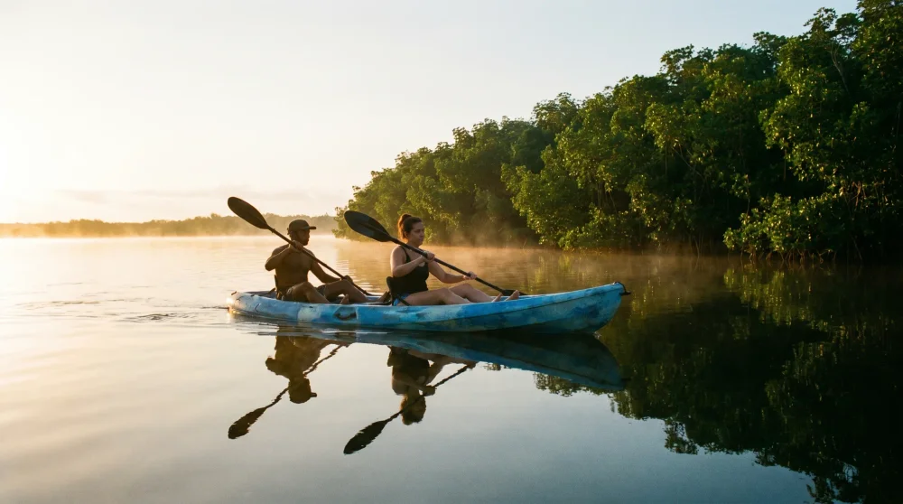 Kajak Mangrove Grand Cayman: Anbieter, Routen und was Sie sehen werden