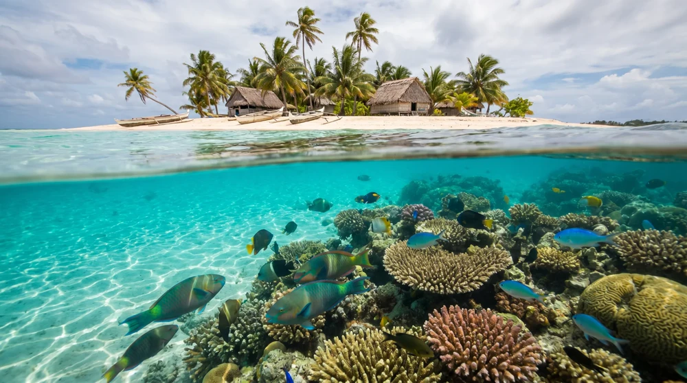 Underwater photo Majuro lagoon