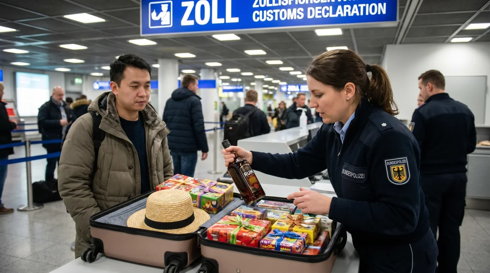 Zollkontrolle am deutschen Flughafen – Mitbringsel aus Jamaika anmelden und Freimenge beachten