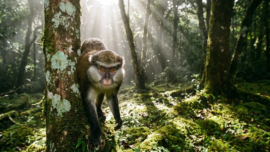 Grand Etang National Park crater lake surrounded by lush cloud forest in Grenada