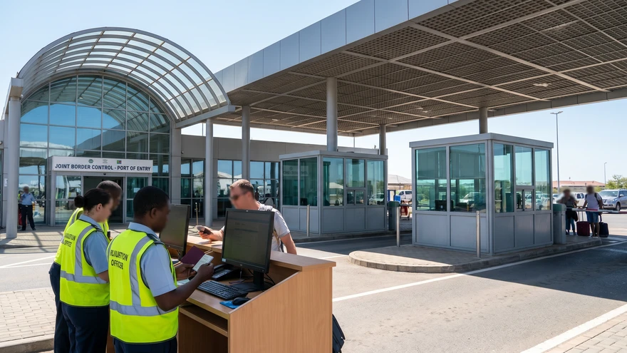 Joint immigration checkpoint facility at Gibraltar's airport and port under the new border arrangement