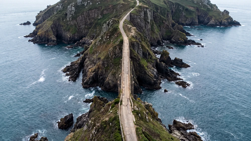 Crossing La Coupée: Sark's High Ridge to Little Sark