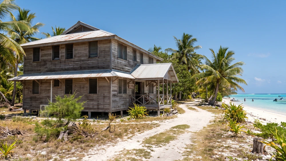Luana Liki Hotel on Nukunonu atoll, Tokelau's only commercial lodging